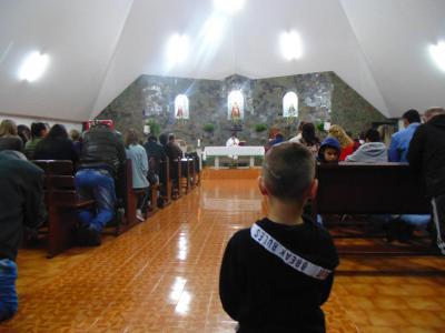 Aconteceu na noite desta sexta (05/08) o encerramento do TrÃ­duo em louvor ao Bom Jesus em Campo Mendes